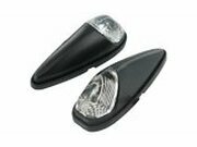 Blinker Custom Led klarglas Gehuse schwarz zum Aufkleben