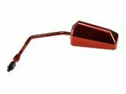 Spiegel STR8 F1 M8 Gewinde m. Adapter Linksgewinde rot