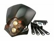 Lichtmaske Racing Type universal schwarz