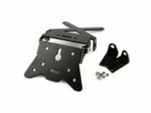 Nummernschildhalter verstellbar Alu schwarz