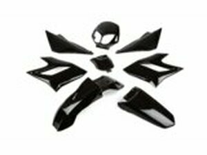 Verkleidungskit 8 Teile schwarz Derbi DRD Racing 2006 - 2011