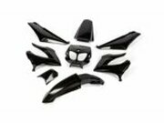 Verkleidungskit 8 Teile schwarz Derbi X-treme bis 2011