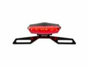 Rcklicht LED Hexagonal Rot mit Kennzeichenhalter
