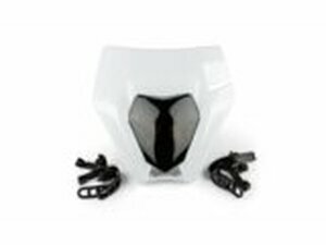 Lichtmaske KTM EXC wei / getntes Glas