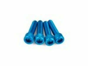 Schraubensatz Einlass M6x25mm Alu Blau (x4)