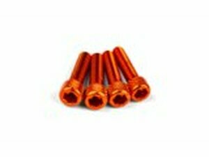 Schraubensatz Einlass M6x25mm Alu Orange (x4)