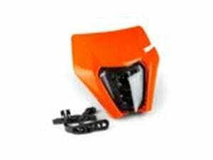 LED Lichtmaske Typ KTM EXC V2 Orange mit LED Strip