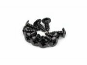 Verkleidungsschrauben Alu M4x12 schwarz (x 10)