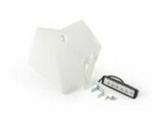 Startnummerntafel KTM weiss mit Lampe