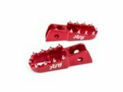 Sozius Fu�rasten STR8 MX Evo Derbi CNC Rot (Set)