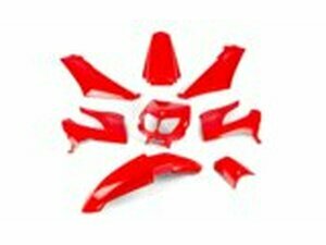 Verkleidungskit 8 Teile rot Derbi X-treme bis 2011