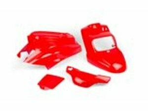 Verkleidungskit MBK Booster / Yamaha BWs ab 2004 Rot 4 Teile