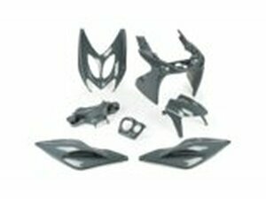 Verkleidungskit Yamaha Aerox bis 2013 Nardo grau 7 Teile