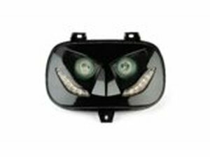 Lichtmaske Doppeloptik R8 Yamaha BWs bis 2004 schwarz