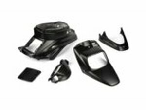 Verkleidungskit Yamaha BWs bis 2004 Mattschwarz 5 Teile