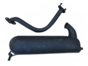 Auspuff Sito ET3 Banane Vespa V50
