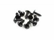 Verkleidungsschrauben Set M5x12 Alu schwarz (x 10)