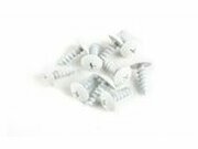 Verkleidungsschrauben Set M5x12 Alu wei (x 10)