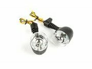 Blinker Originalersatz schwarz / wei Derbi / Beta RR