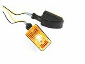 Blinker Mini Rectangle V2 12V - 10W schwarz / wei