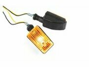 Blinker Mini Rectangle V2 12V - 10W schwarz / wei