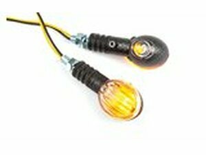 Blinker Micro Ovale carbon / wei