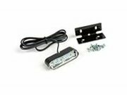 Kennzeichenbeleuchtung 3 LEDs schwarze Halterung