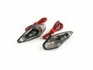 Blinker / Lampen zum Aufkleben Tropfenform Wing schwarz