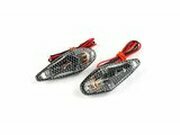 Blinker / Lampen zum Aufkleben Tropfenform Wing carbon