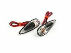 Blinker zum Aufkleben Tropfenform schwarz