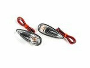 Blinker zum Aufkleben Tropfenform carbon