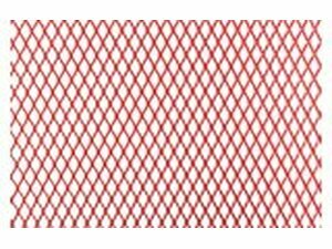 Racinggitter STR8 30x30cm mittlerer Lochabstand rot