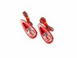 Blinker zum Aufkleben Tropfenform rot