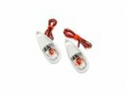 Blinker zum Aufkleben Tropfenform wei