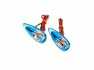 Blinker zum Aufkleben Tropfenform blau