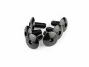 Verkleidungsschrauben Alu M6x15 schwarz (x6)