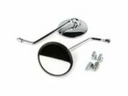 Spiegel Set Vintage rund chrom 103mm