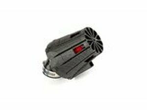 Luftfilter E5 gebogen 45 Grad d.35mm matt carbon / rot