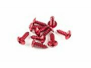 Verkleidungsschrauben Set M5x12 Alu rot (x 10)