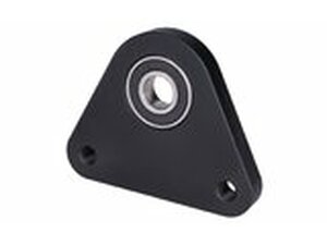 Lagerplatte Hinterrad swiing Racing Alu schwarz Piaggio Ciao