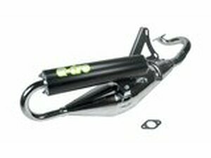 Auspuff Tecnigas Q-TRE Minarelli liegend chrome