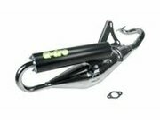 Auspuff Tecnigas Q-TRE Minarelli liegend chrome