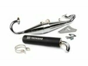 Auspuff Tecnigas NEXT R Minarelli liegend chrome