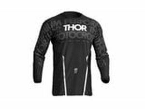 MX Jersey Thor Pulse Mono schwarz / wei  LG