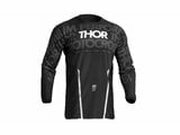 MX Jersey Thor Pulse Mono schwarz / wei  LG