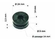 Gummipuffer / Silentbloc Tourmax Honda CRF 450 R/X