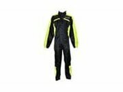 Regenkombi 1-Teiler schwarz / neongelb S