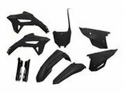 Plastik Kit mit Gabelprotektoren CRF ab 2021 UFO schwarz