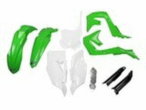 Plastik Kit mit Gabelprotektoren Kawasaki KX ab 2019 UFO...