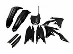 Plastik Kit mit Gabelprotektoren RM-Z ab 2018 UFO schwarz